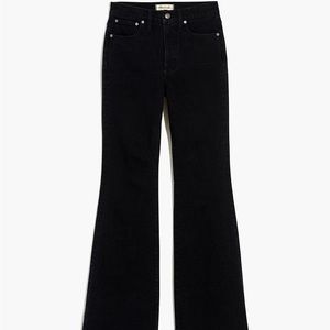 Madewell the perfect vintage flare Jean in sherborn wash (black)